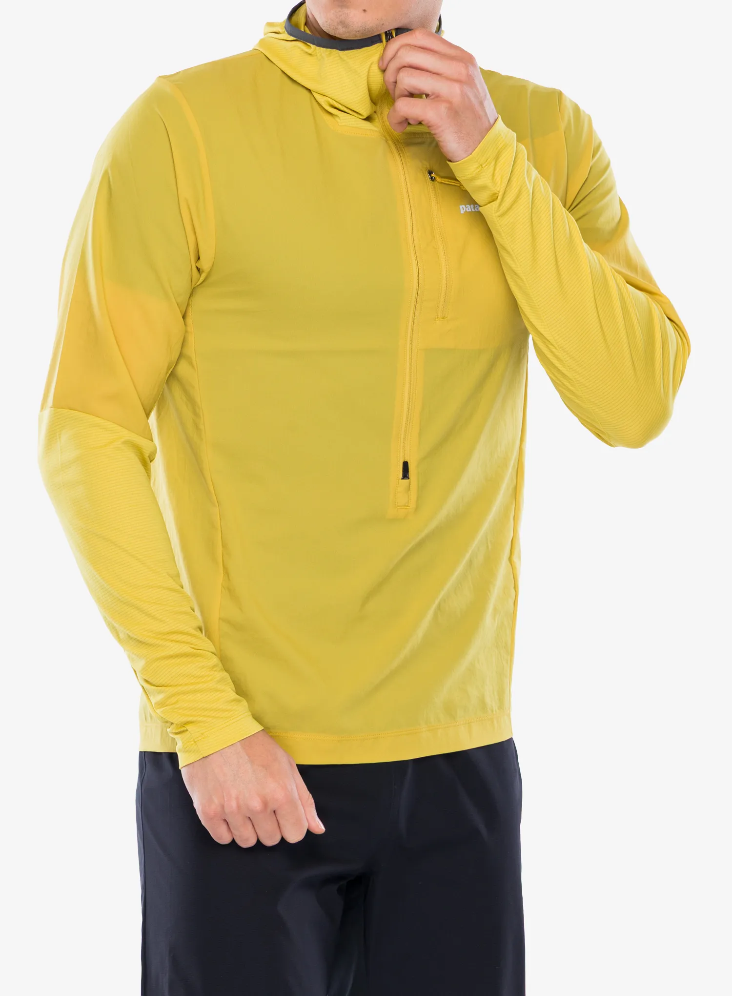 Bunda na běhání Patagonia Airshed Pro Pullover - bundle green