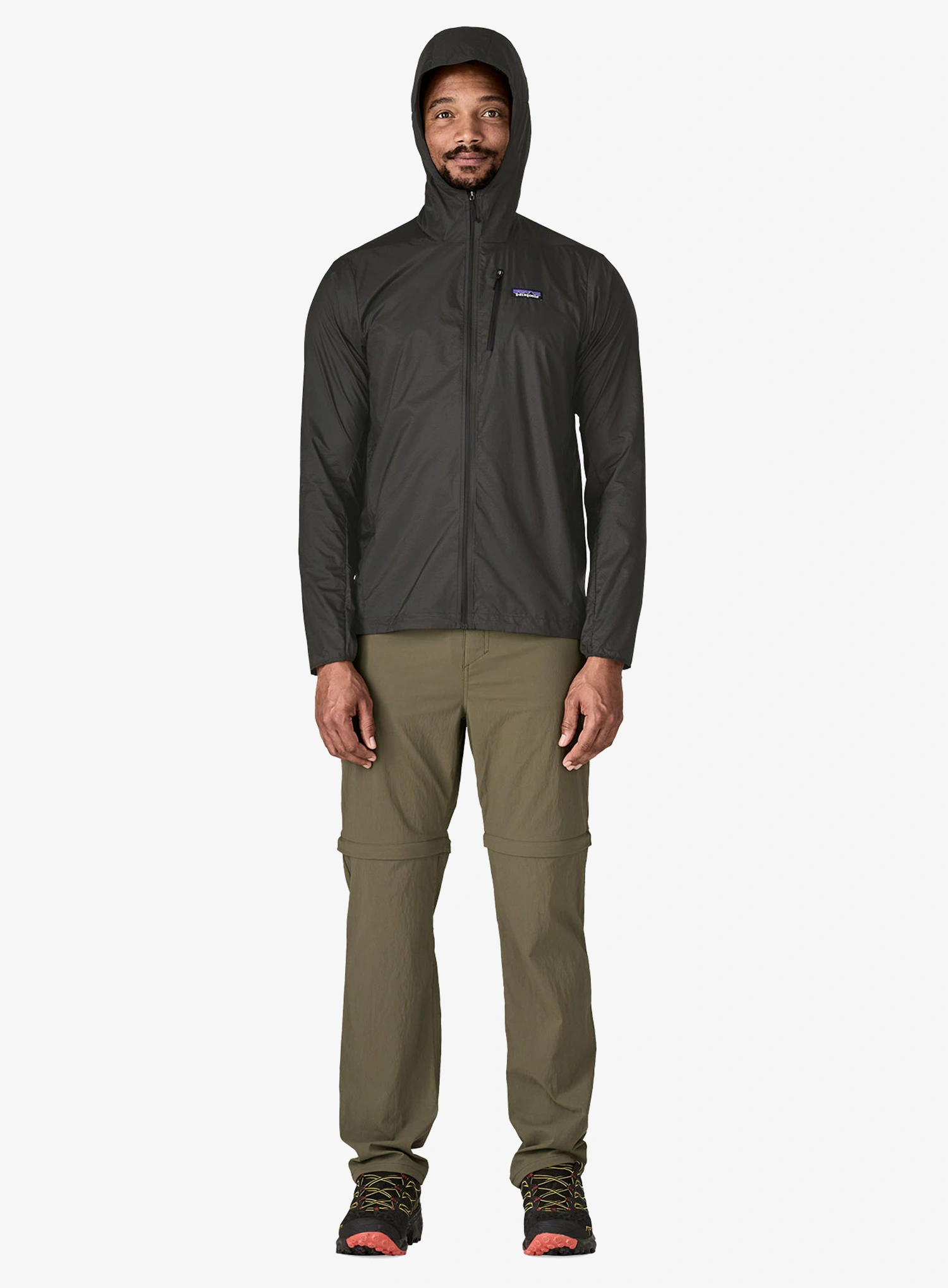 Bunda na běhání Patagonia Houdini Jacket - black w/black