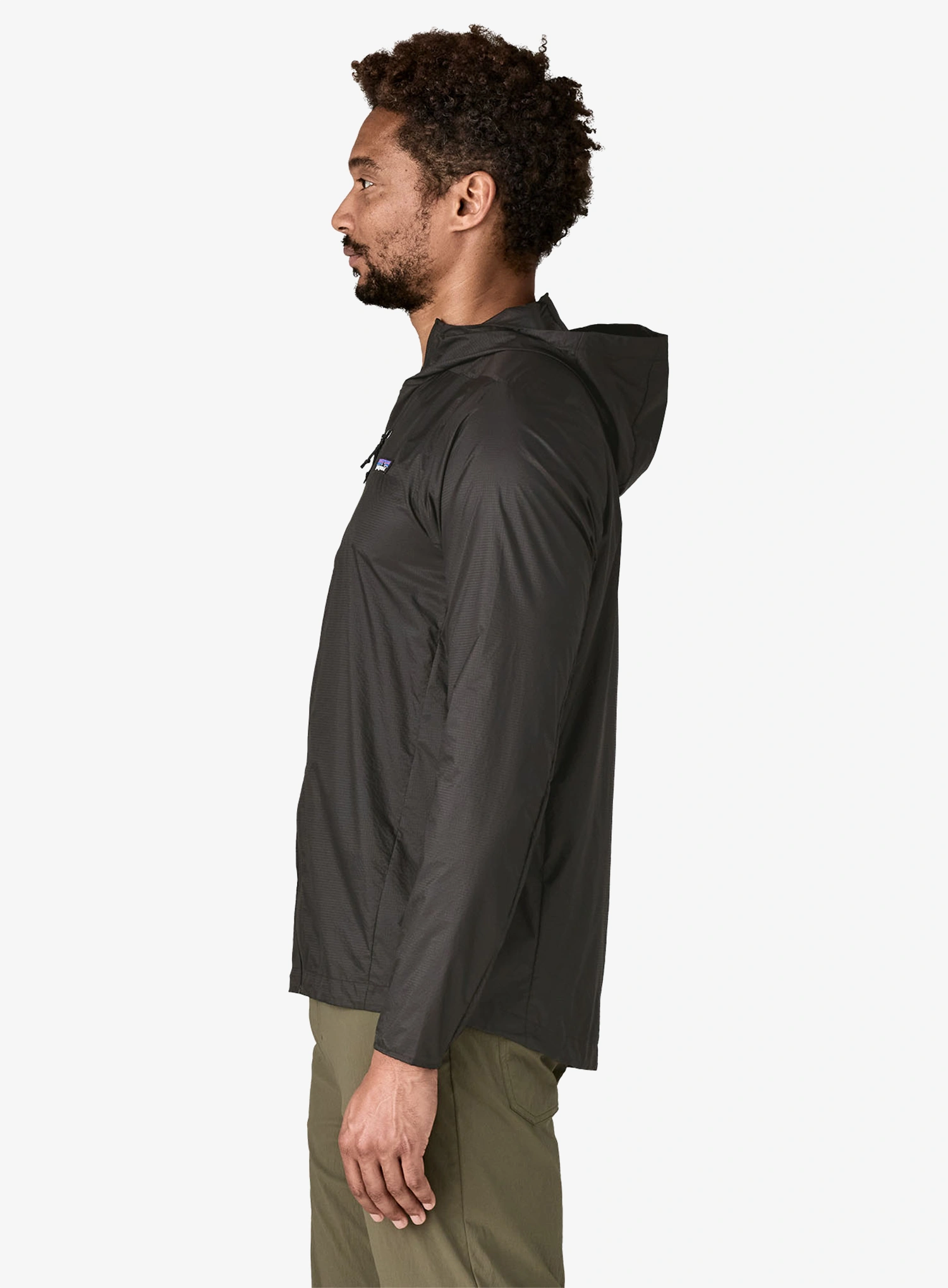 Bunda na běhání Patagonia Houdini Jacket - black w/black