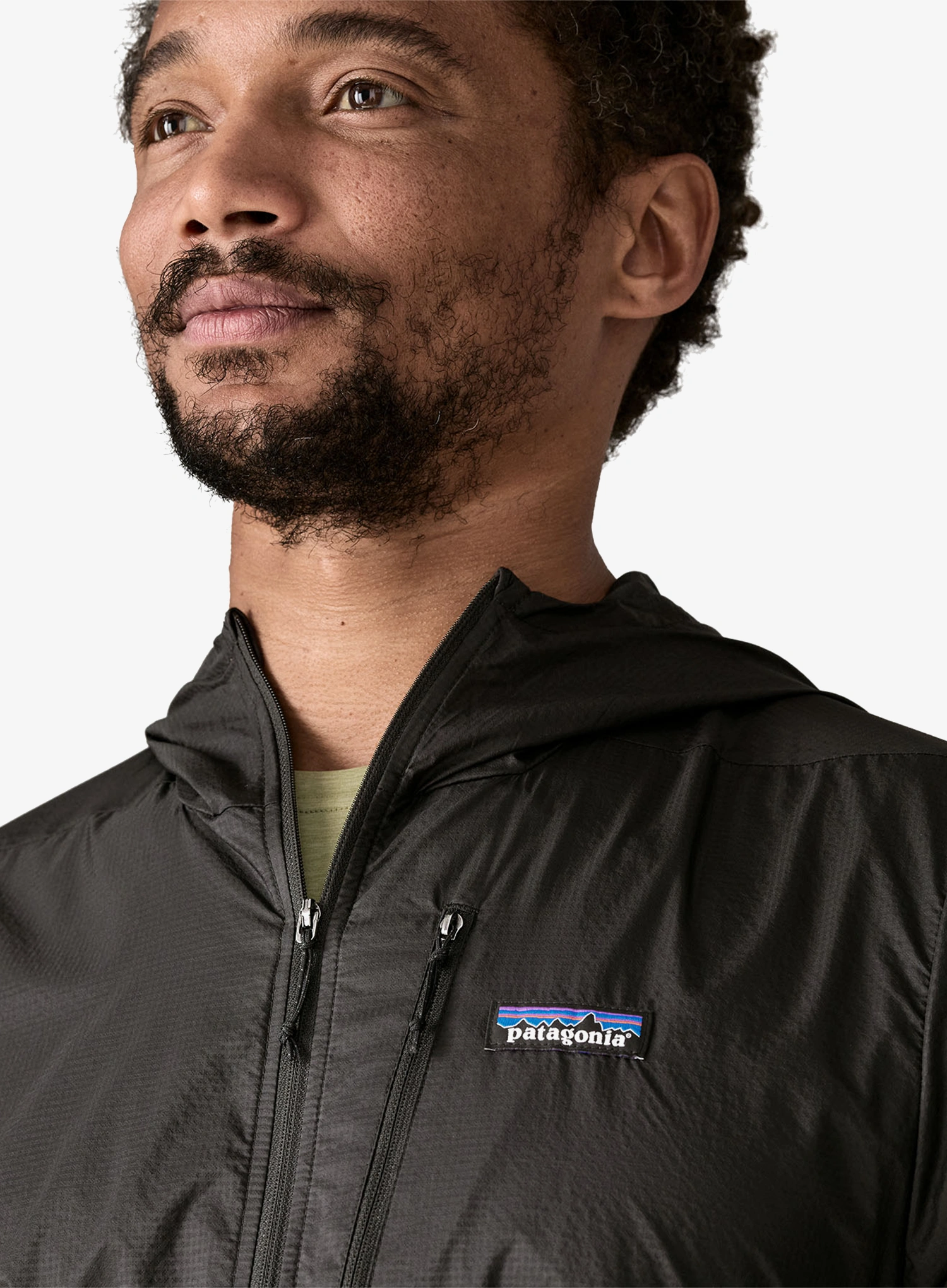 Bunda na běhání Patagonia Houdini Jacket - black w/black