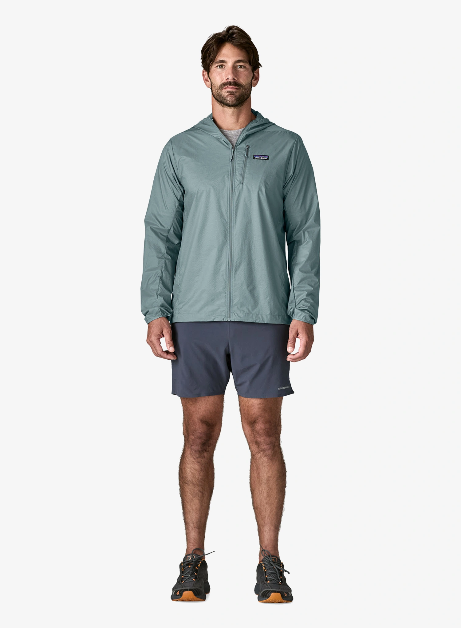 Bunda na běhání Patagonia Houdini Jacket - blue sage