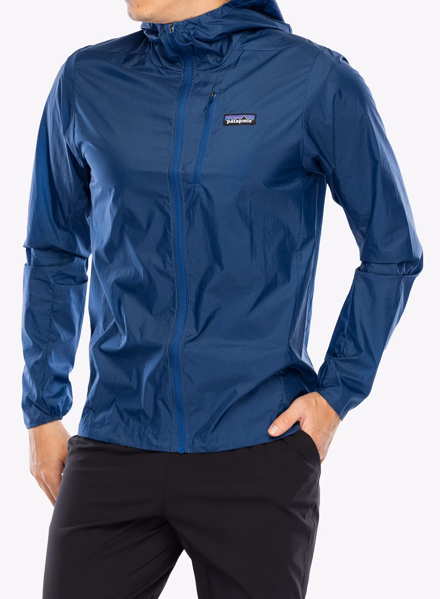 Bunda na běhání Patagonia Houdini Jacket - clement blue