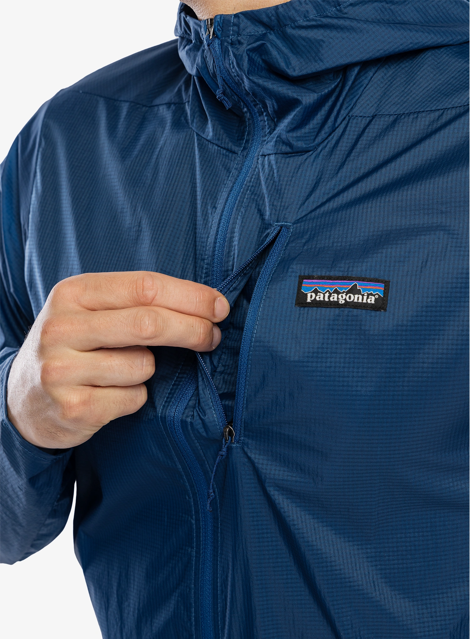 Bunda na běhání Patagonia Houdini Jacket - clement blue