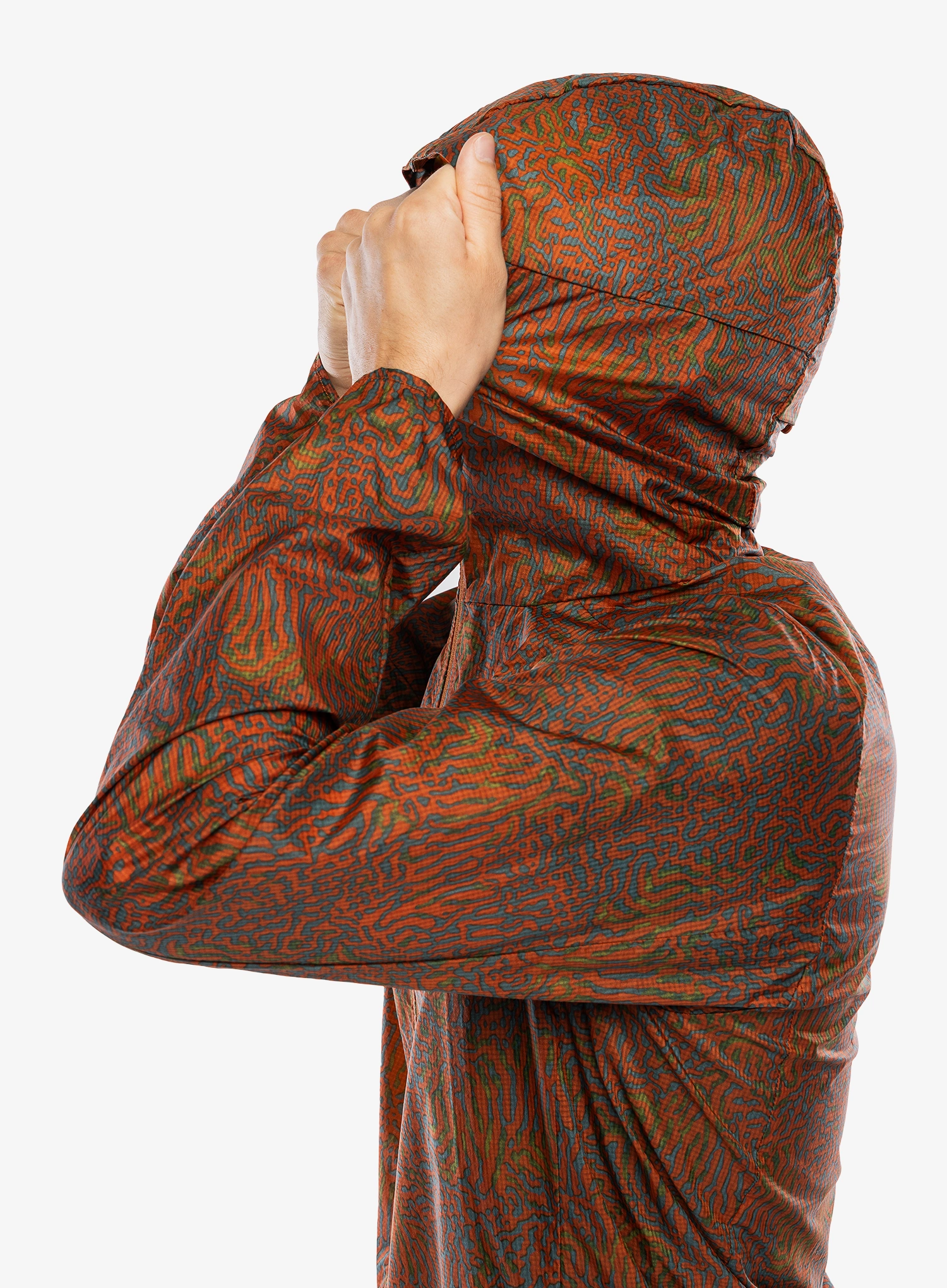 Bunda na běhání Patagonia Houdini Jacket - sea run/robin brown