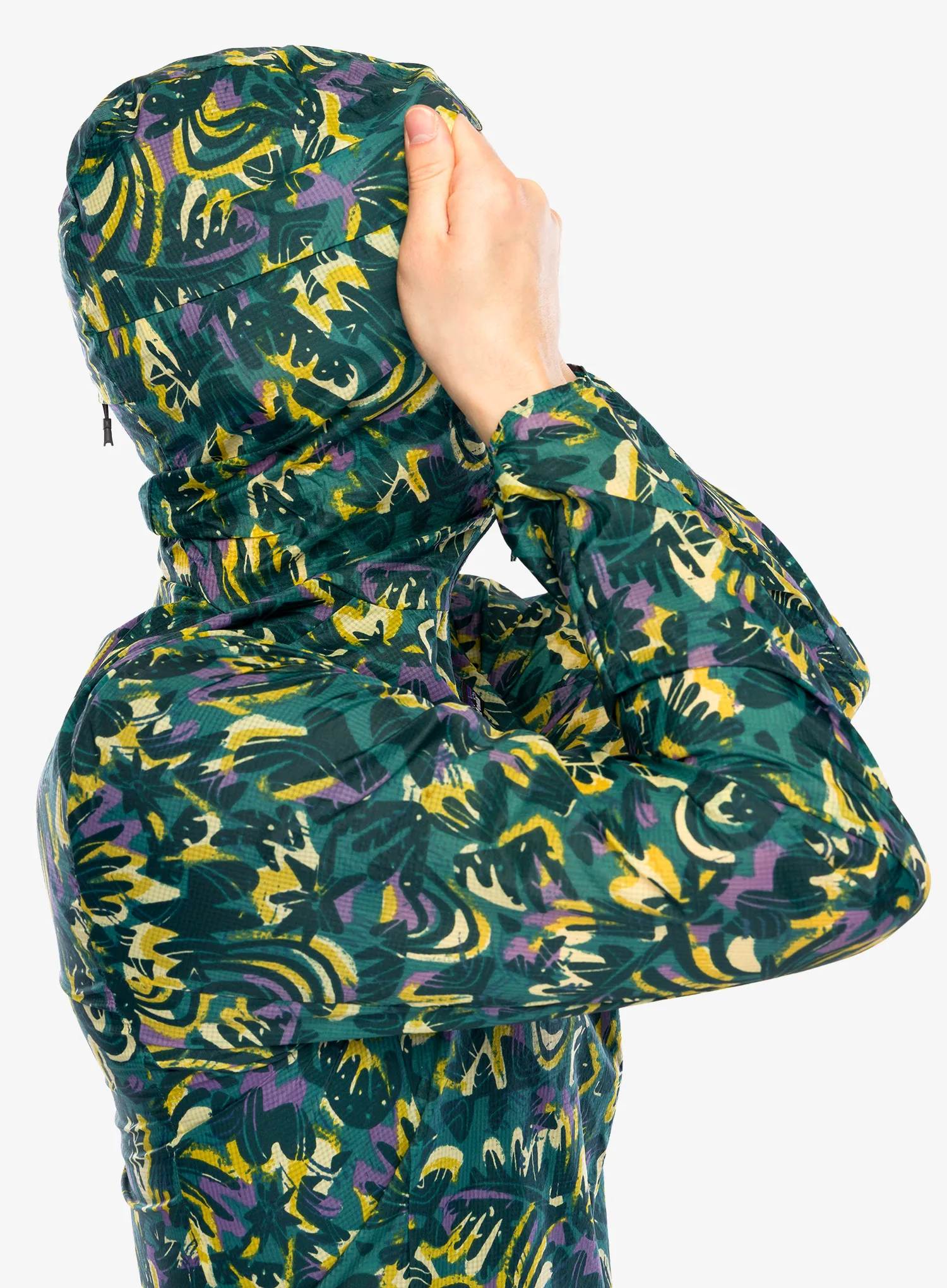 Bunda na běhání Patagonia Houdini Jacket - wild botanist/blue