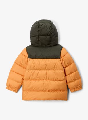 Dětská bunda Columbia Puffect Hooded Jacket - sunstone/greenscape