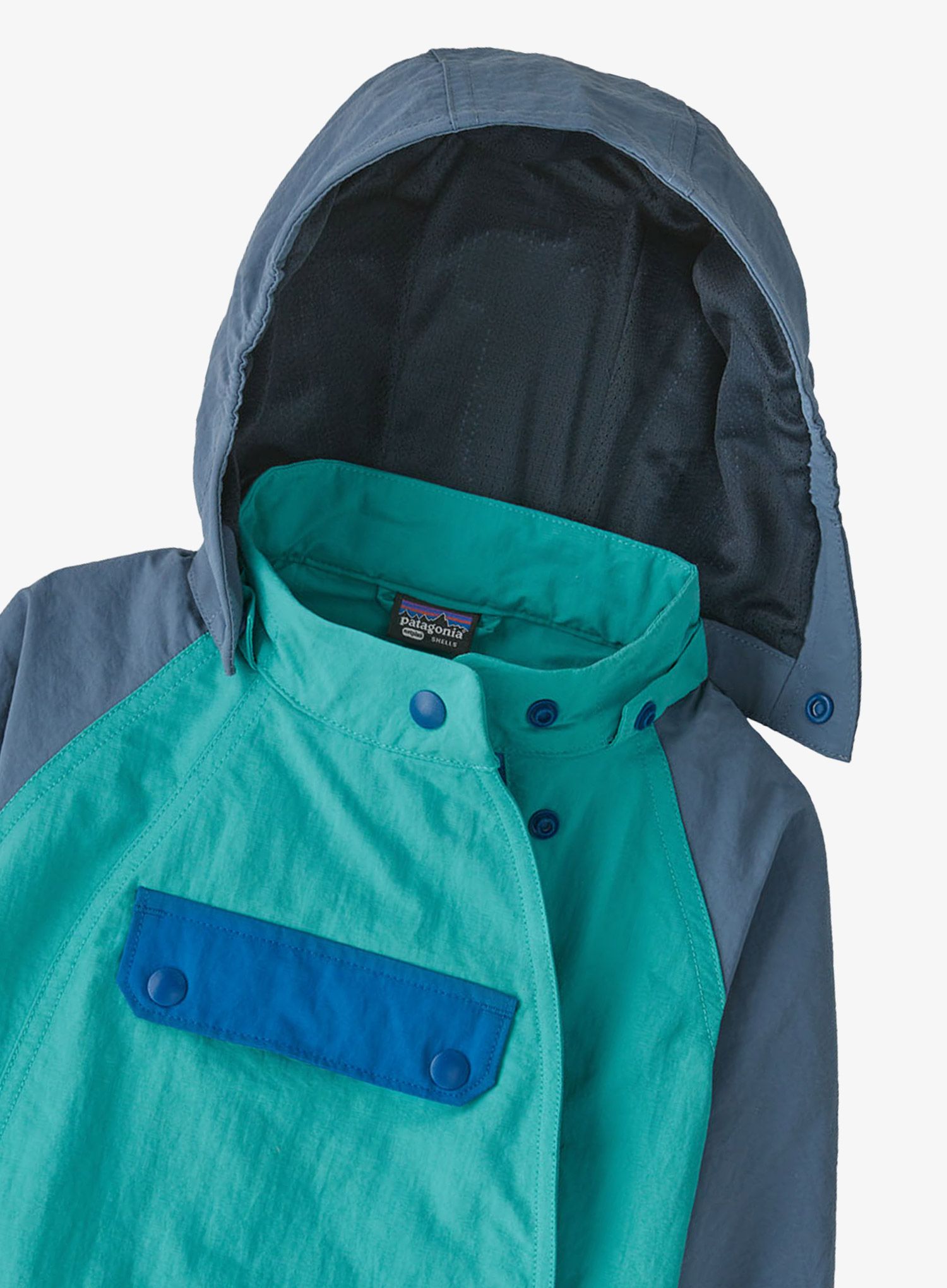 Dětská bunda Patagonia Baby Isthmus Anorak - subtidal blue