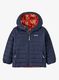 Dětská bunda Patagonia Baby Reversible Down Sweater Hoody - fox chase/madder red