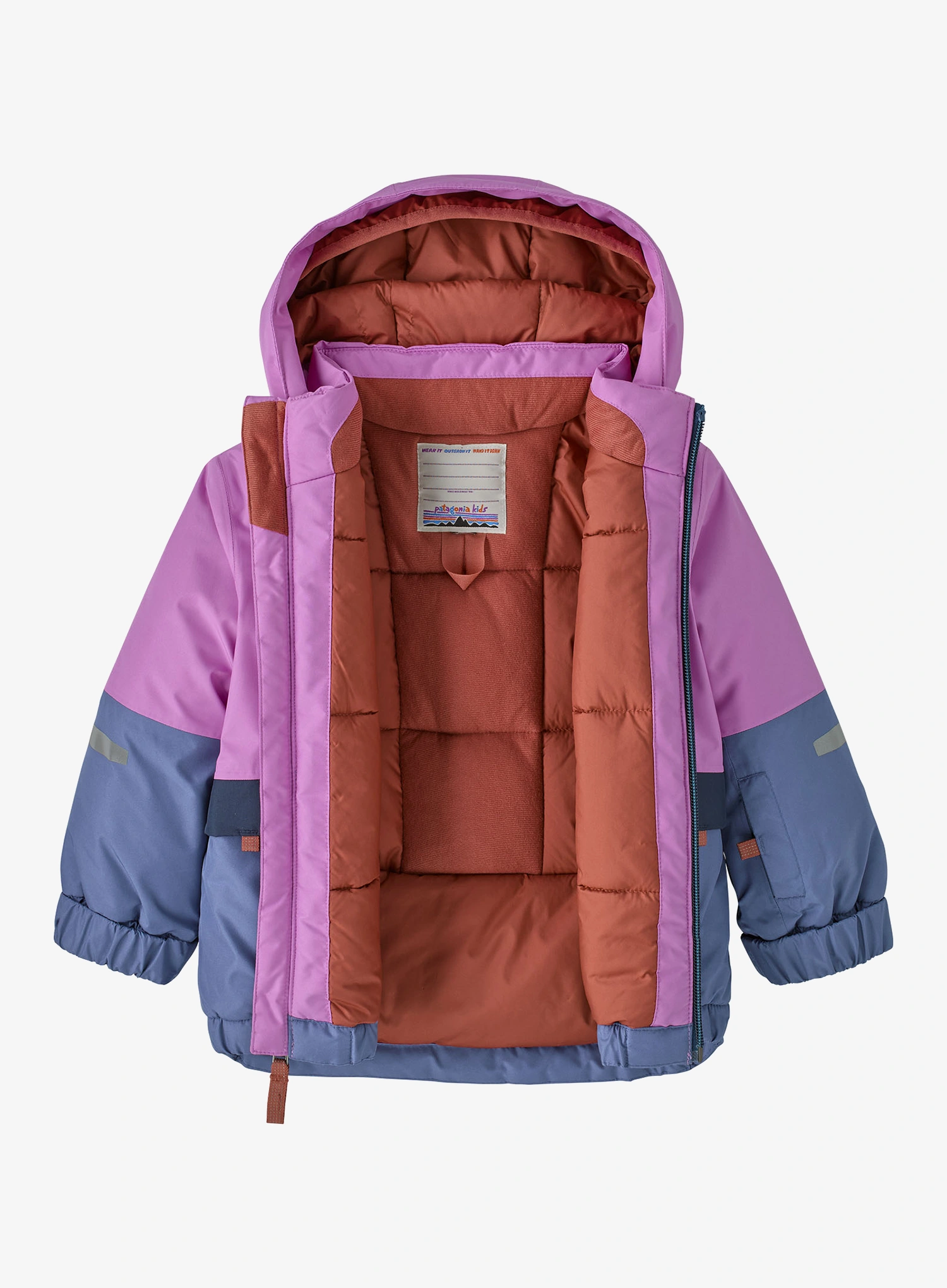 Dětská bunda Patagonia Baby Snow Pile Jacket - brisk purple