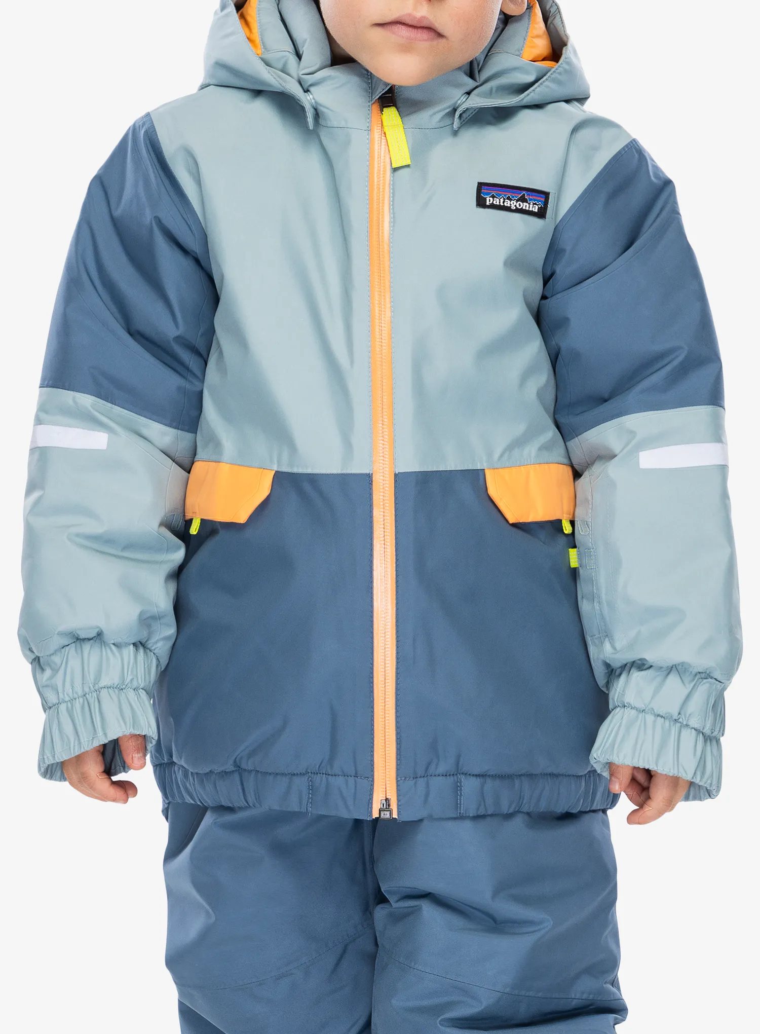 Dětská bunda Patagonia Baby Snow Pile Jacket - thermal blue