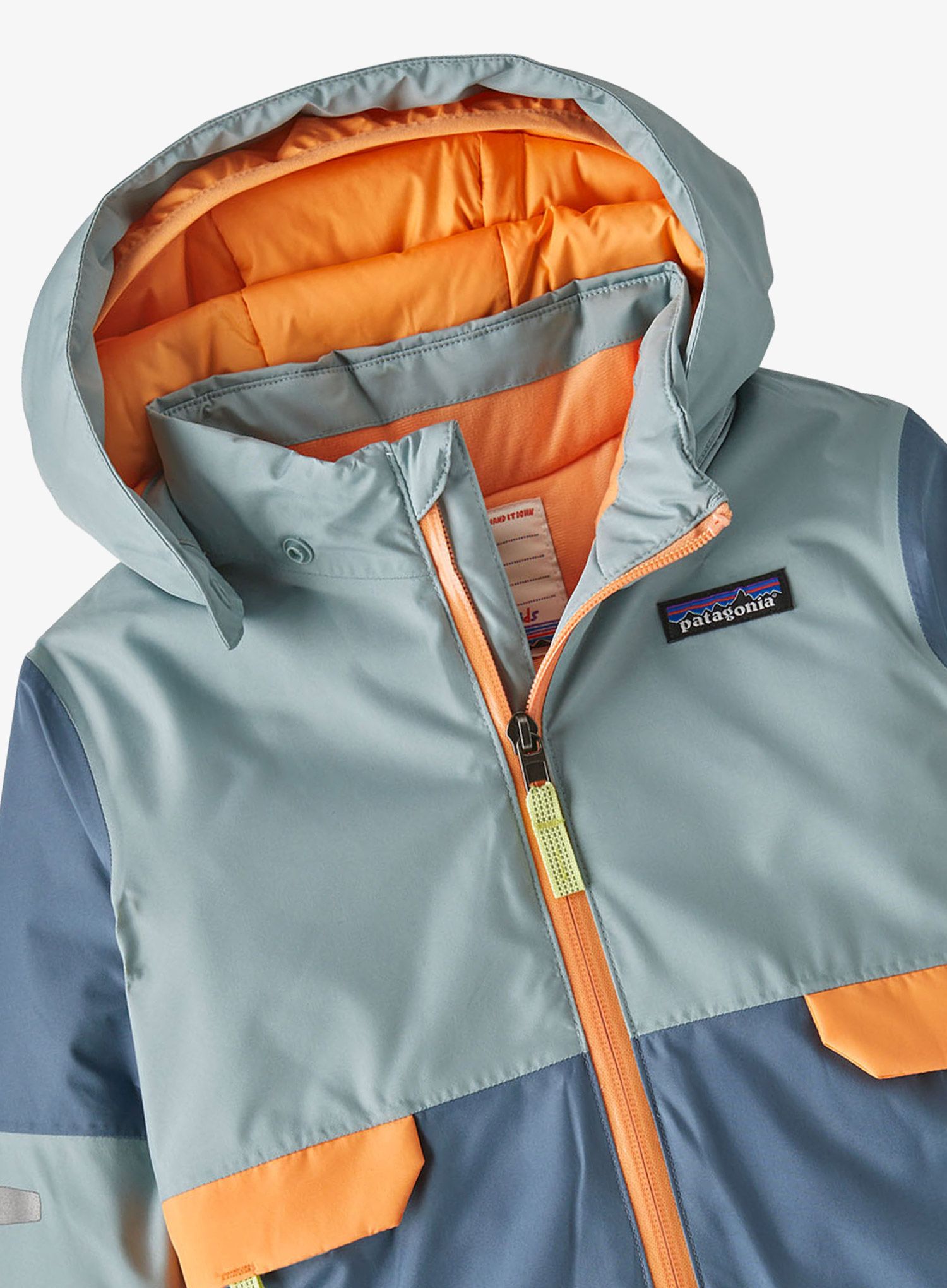 Dětská bunda Patagonia Baby Snow Pile Jacket - thermal blue