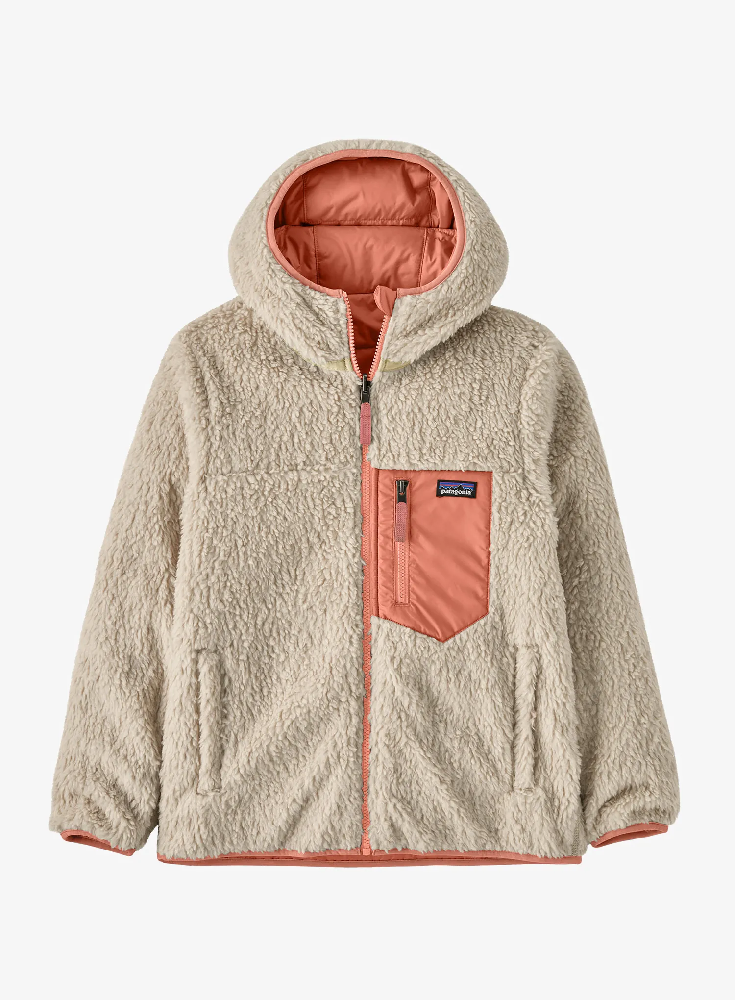 Dětská bunda Patagonia Reversible Ready Freddy Hoody - moment pink