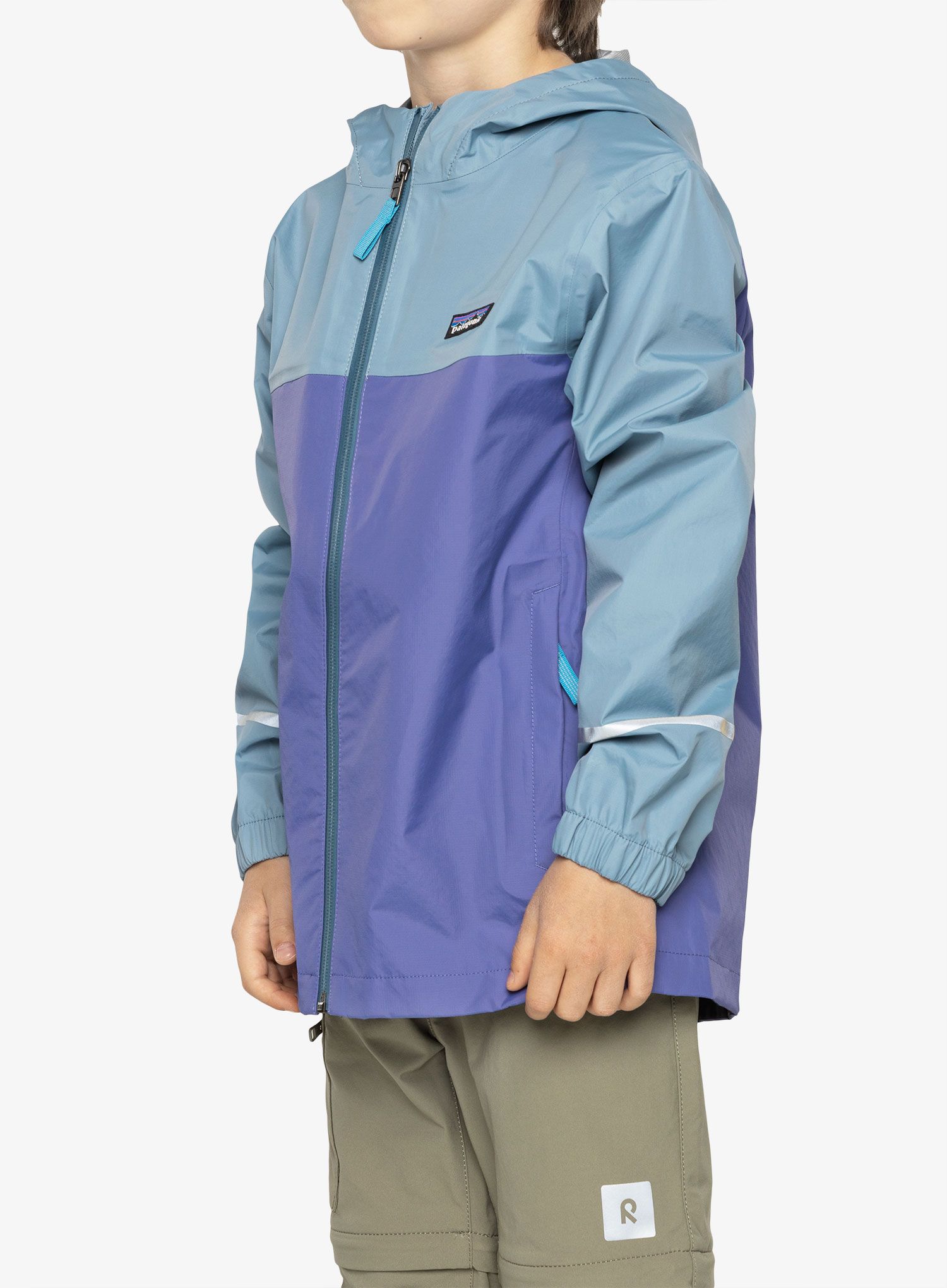 Dětská bunda Patagonia Torrentshell 3L Jkt - light plume grey
