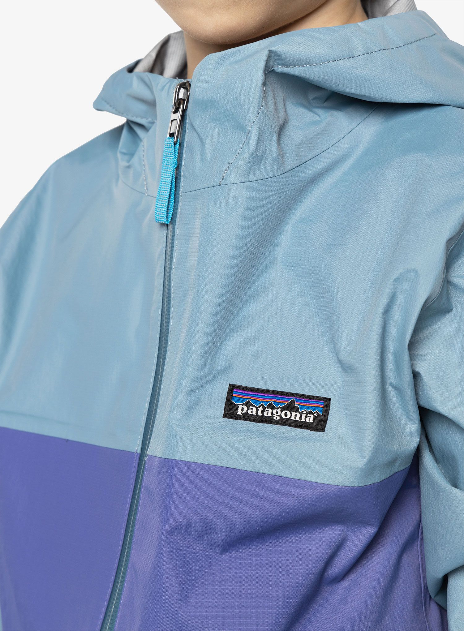 Dětská bunda Patagonia Torrentshell 3L Jkt - light plume grey