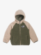 Dětská bunda Viking Play Reversible Pile Jacket - olive