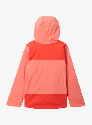 Dívčí bunda Columbia Boulder Falls Jacket - hot coral/poppy red