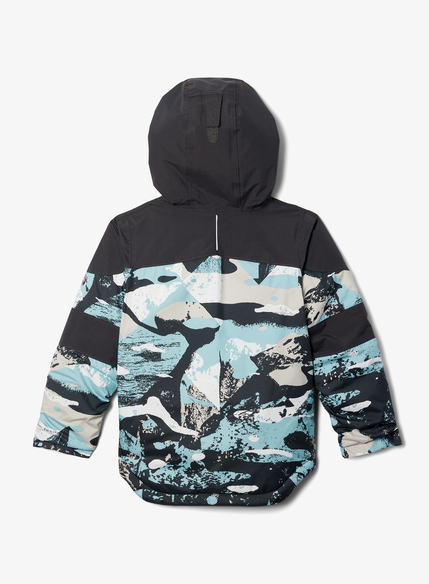 Dívčí bunda Columbia Mighty Mogul II Jacket - shark geo/shark/aqua haze