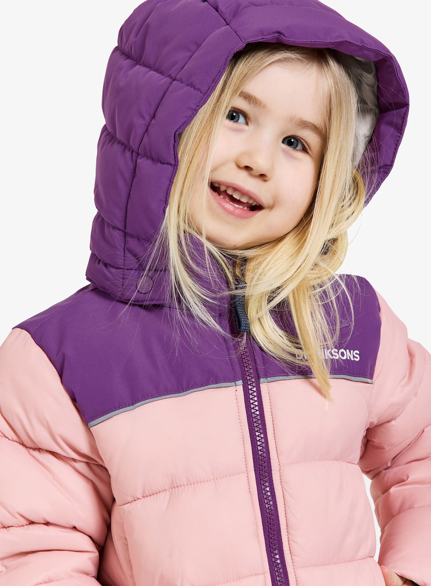 Dívčí bunda Didriksons Fox Jacket - dusty pink