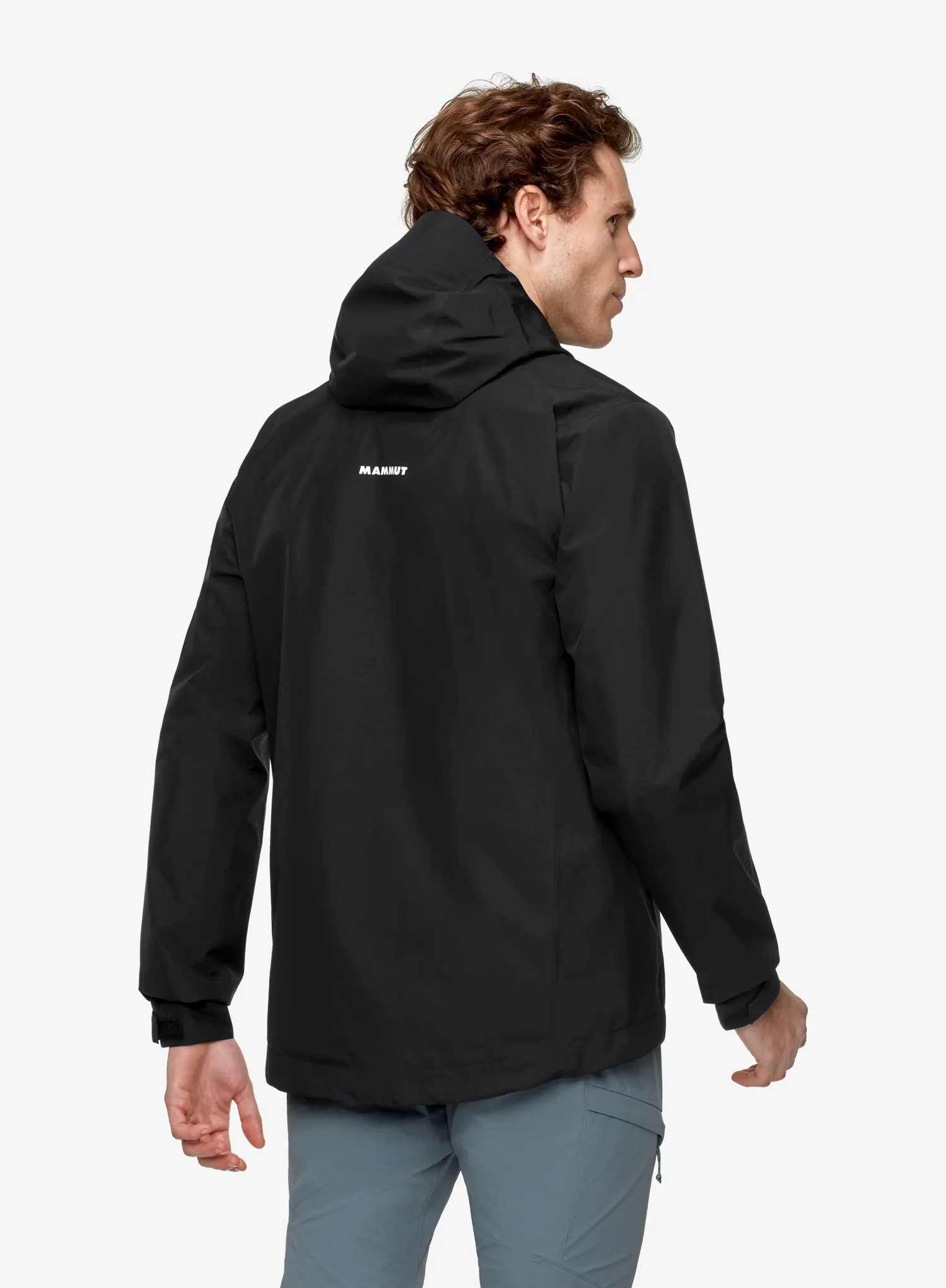 GORE TEX bunda Mammut Treeline Light HS Hooded Jacket - black