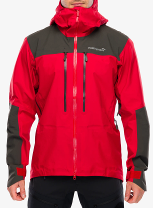 GORE TEX bunda Norrona Trollveggen GORE-TEX Pro Light Jacket - flame scarlet