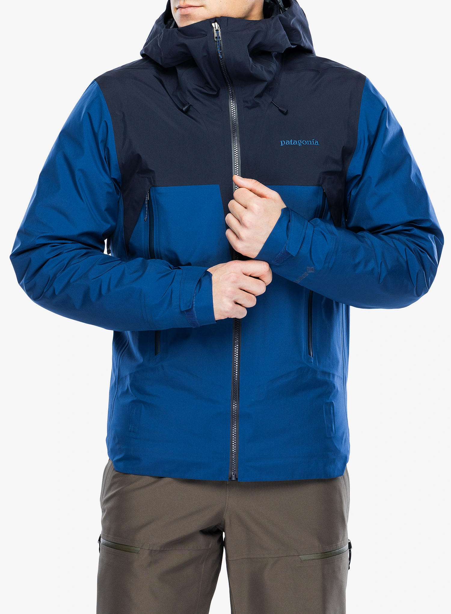 GORE TEX bunda Patagonia Super Free Alpine Jacket - clement blue