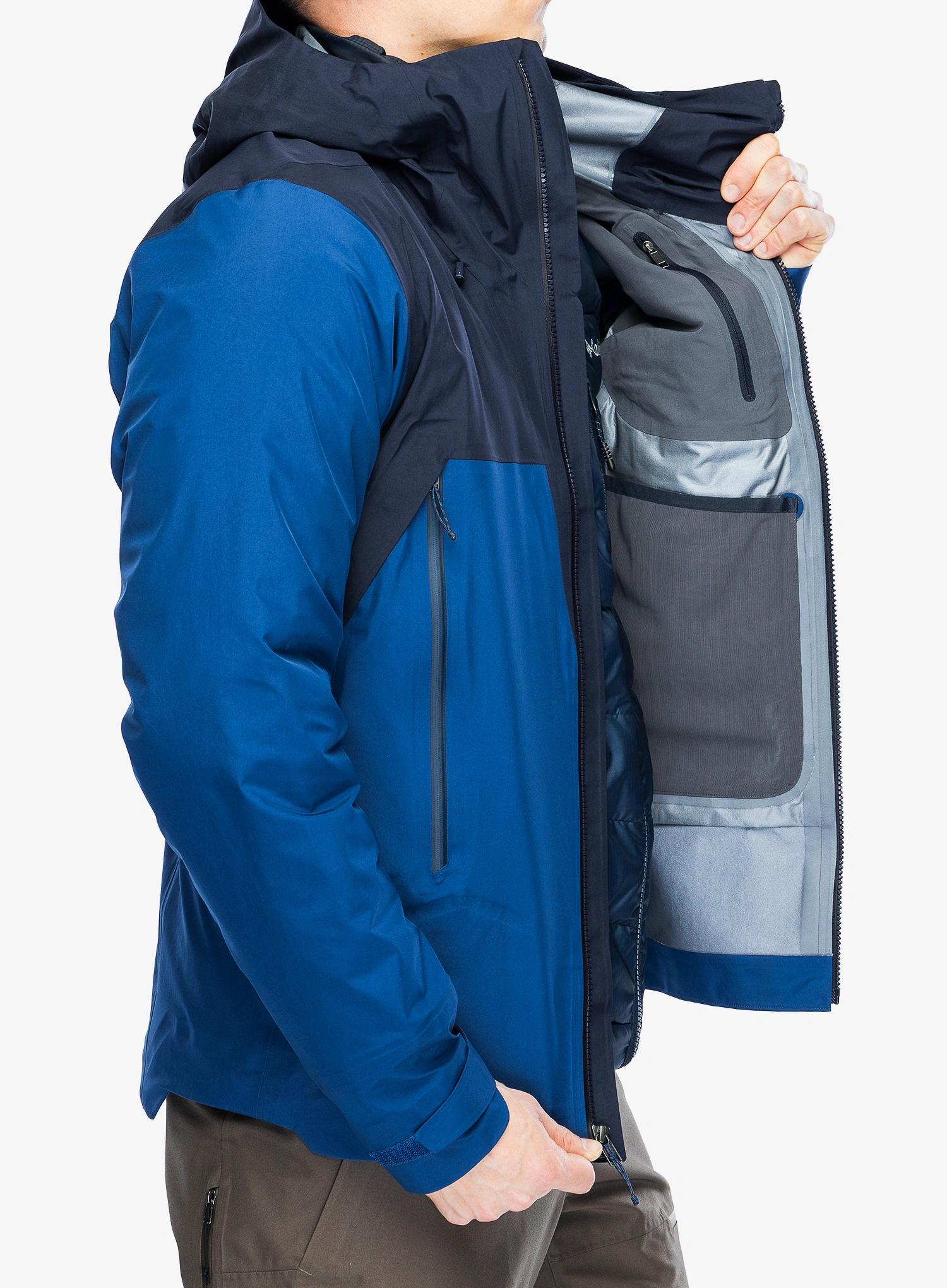 GORE TEX bunda Patagonia Super Free Alpine Jacket - clement blue