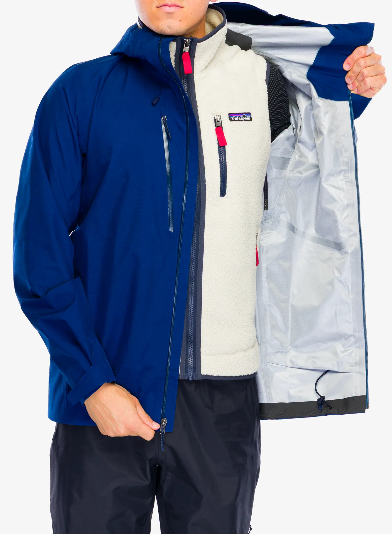 GORE TEX bunda Patagonia Triolet Jkt - clement blue