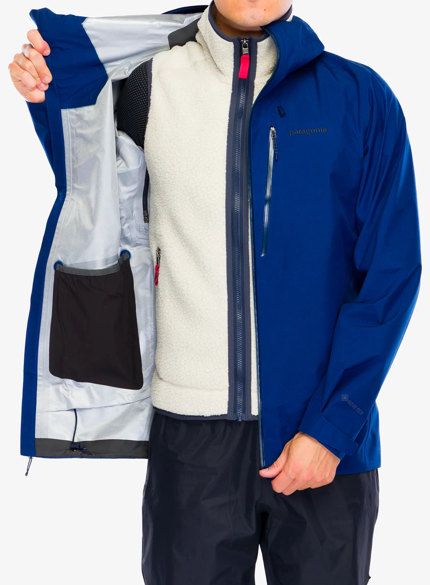 GORE TEX bunda Patagonia Triolet Jkt - clement blue
