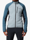 Hybridní bunda Columbia Arctic Crest Hybrid Full Zip - crushed blue/everblue/black