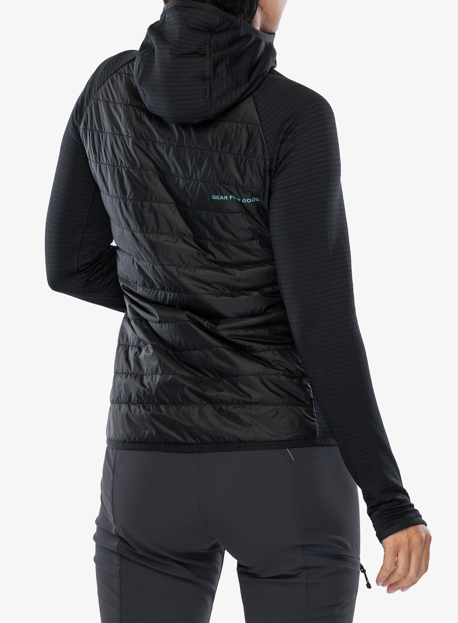 Hybridní bunda dámská Cotopaxi Capa Hybrid Insulated Hooded Jacket - cotopaxi black