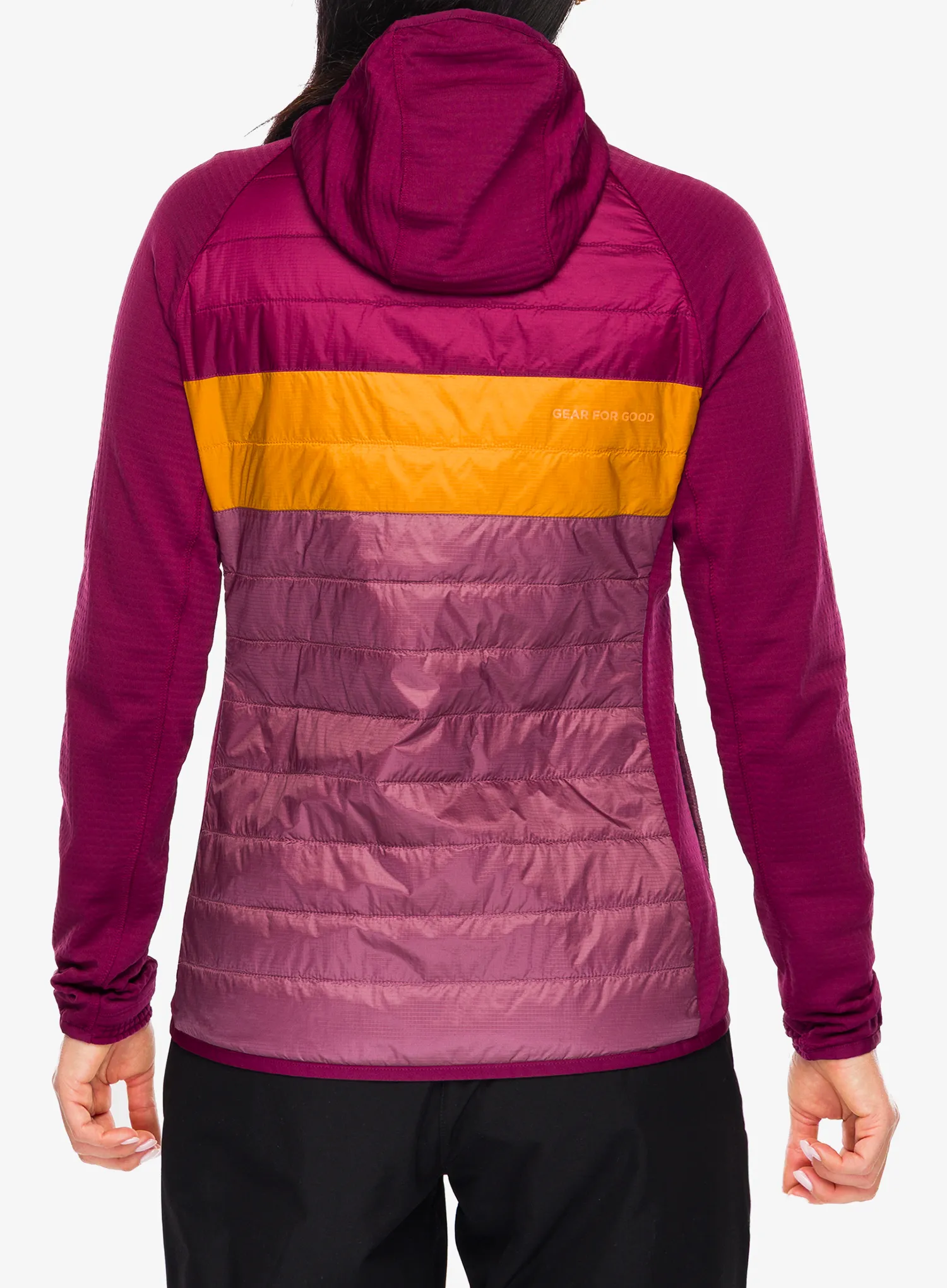 Hybridní bunda dámská Cotopaxi Capa Hybrid Insulated Hooded Jacket - jam/fig