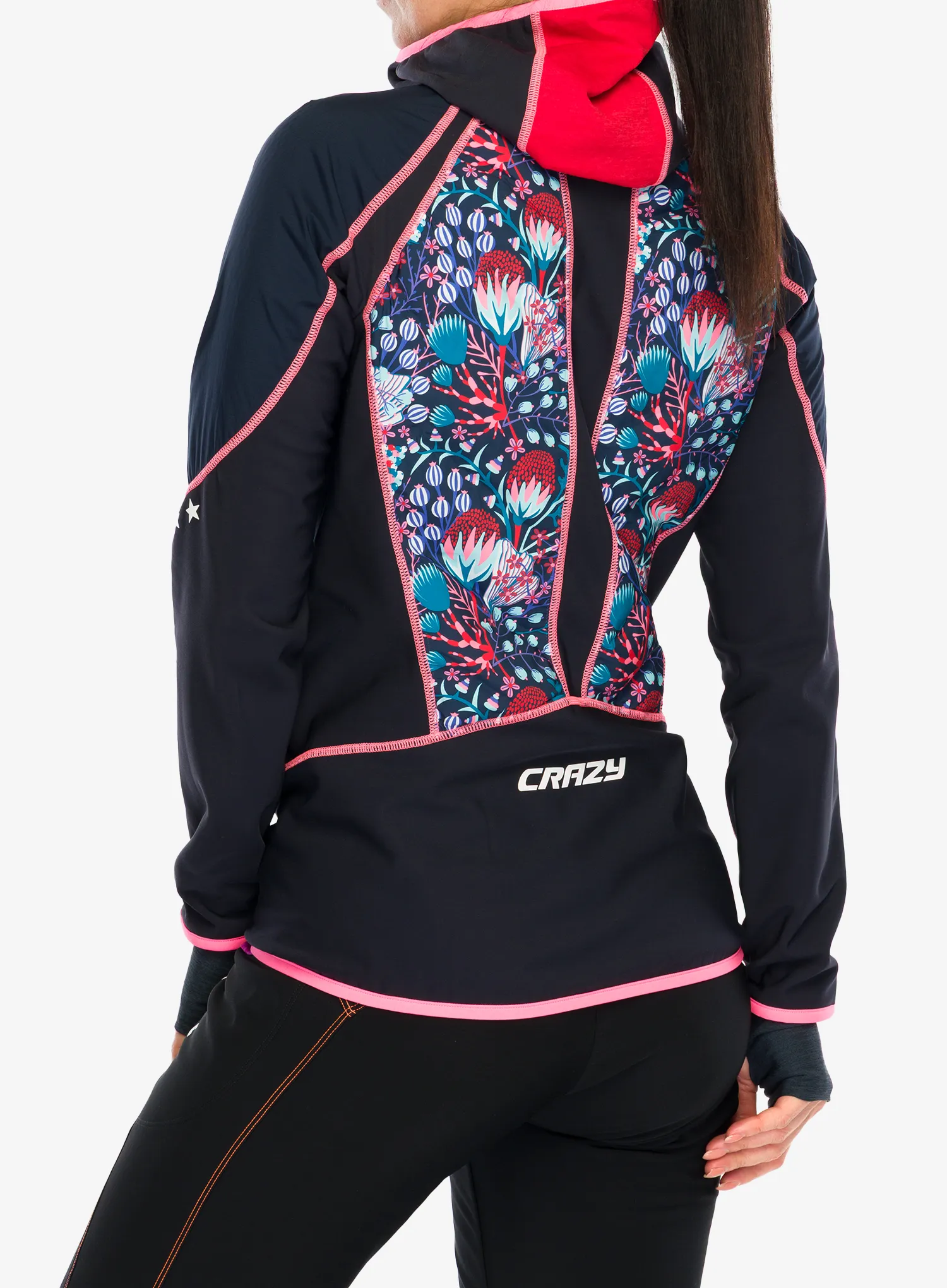 Hybridní bunda dámská Crazy Jkt Channel - print leila blue