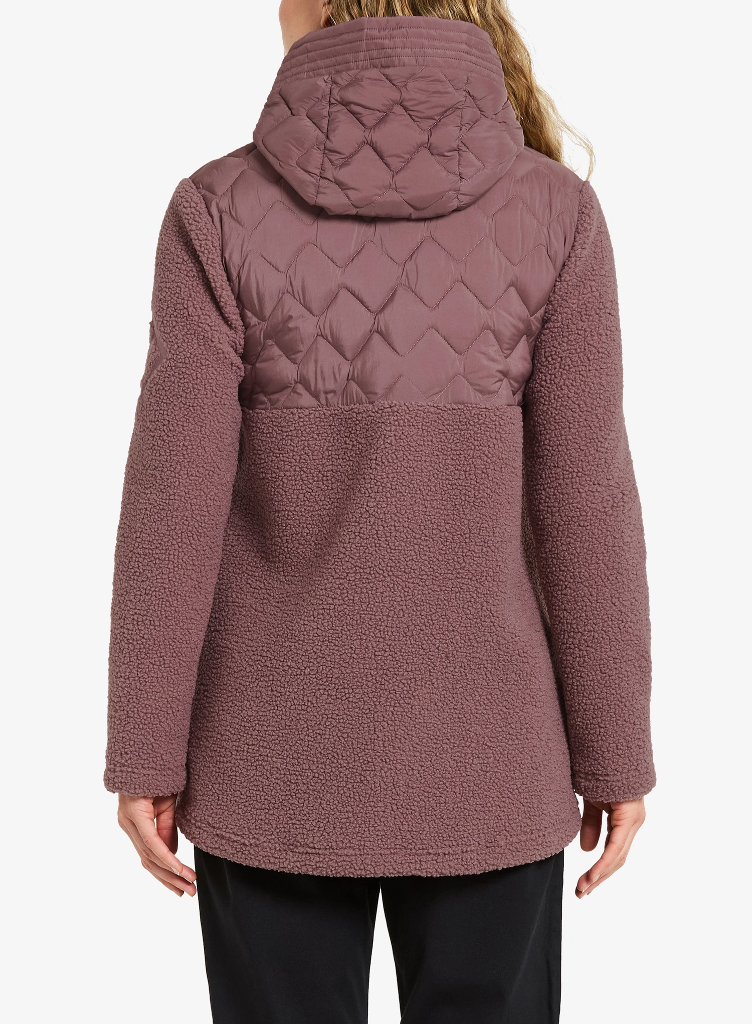 Hybridní bunda dámská Didriksons Bibi Fullzip 2 - faded wine