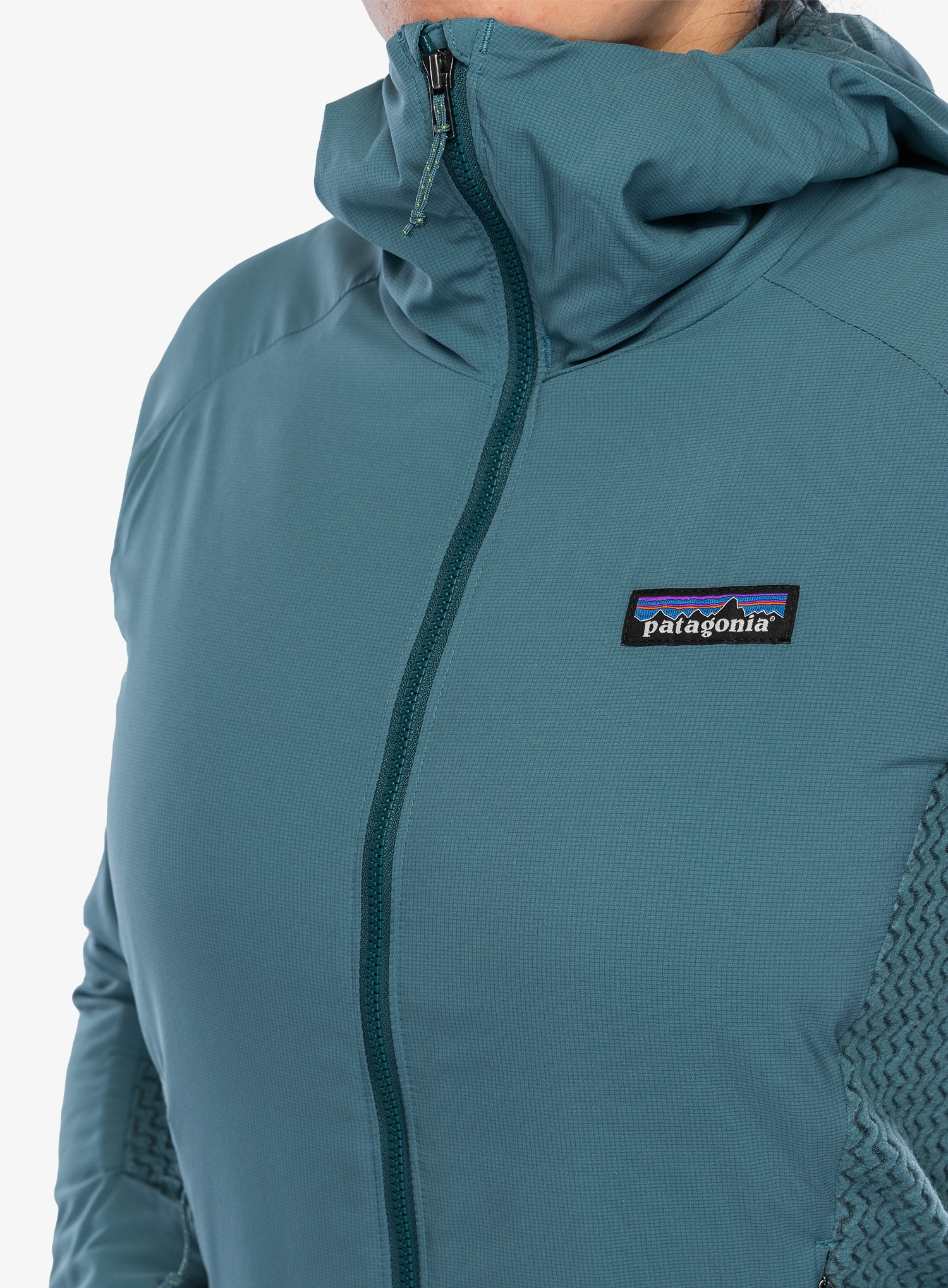 Hybridní bunda dámská Patagonia Nano-Air Light Hybrid Hoody - wetland blue