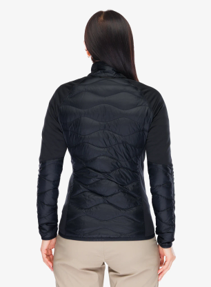 Hybridní bunda dámská Peak Performance Helium Down Hybrid Jacket - black