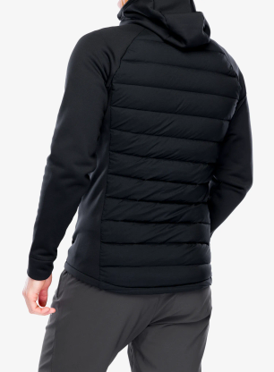 Hybridní bunda Montane Composite Hoodie - black