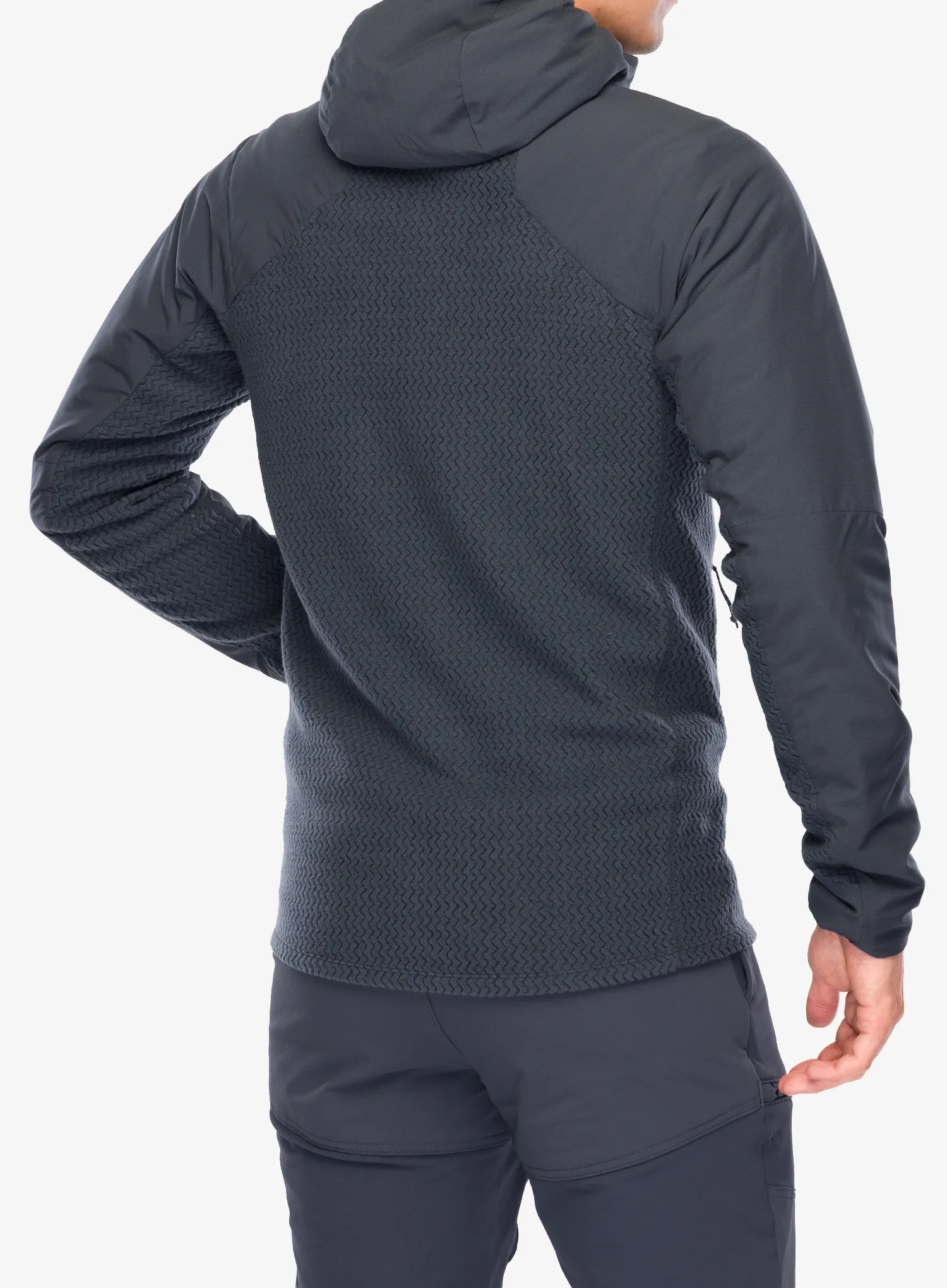 Hybridní bunda Patagonia Nano-Air Light Hybrid Hoody - smolder blue