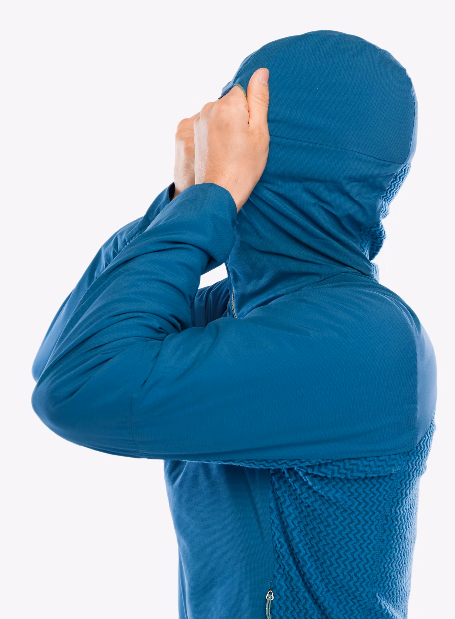 Hybridní bunda Patagonia Nano-Air Light Hybrid Hoody  - wavy blue