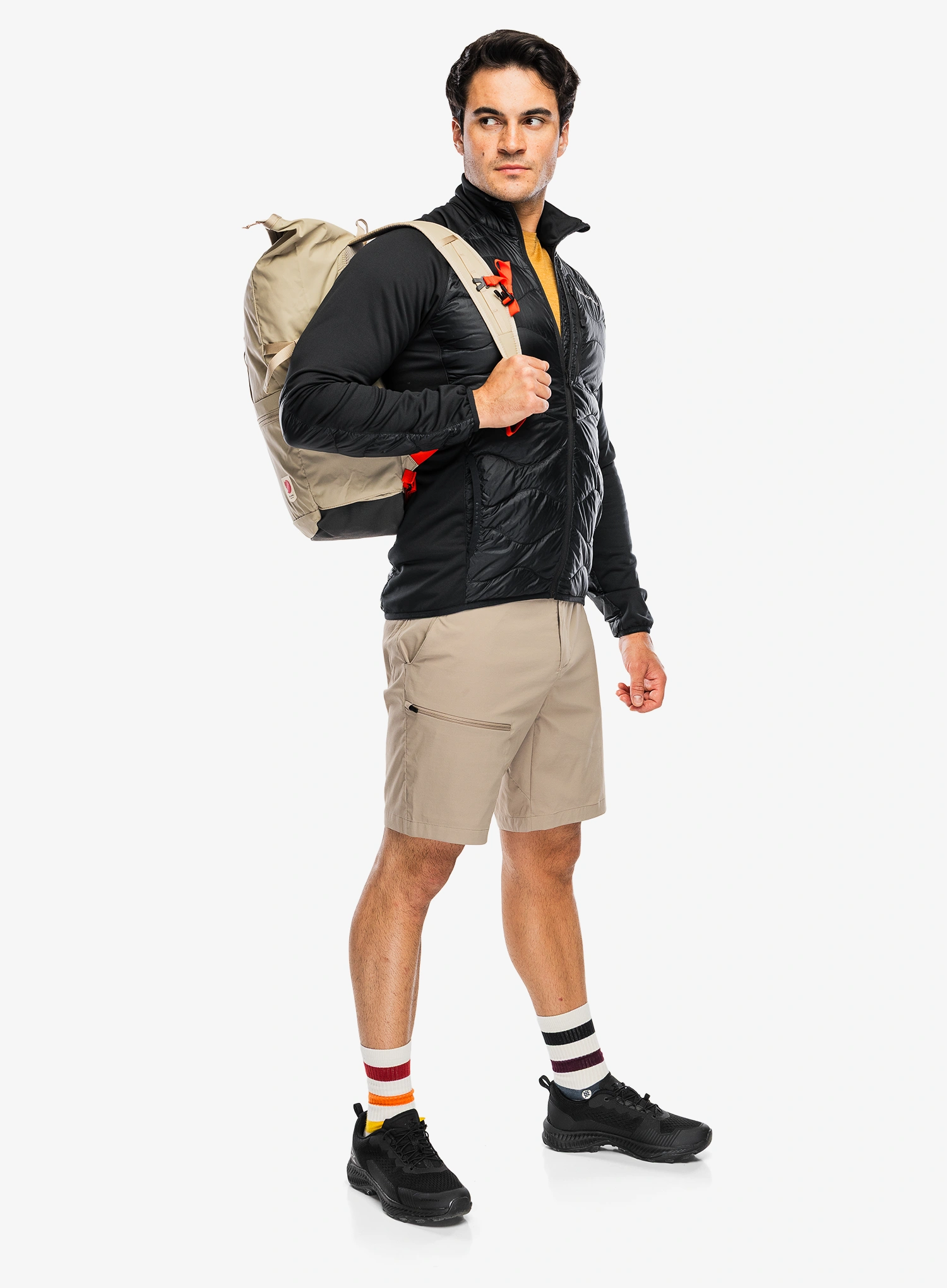 Hybridní bunda Peak Performance Helium Down Hybrid Jacket - black