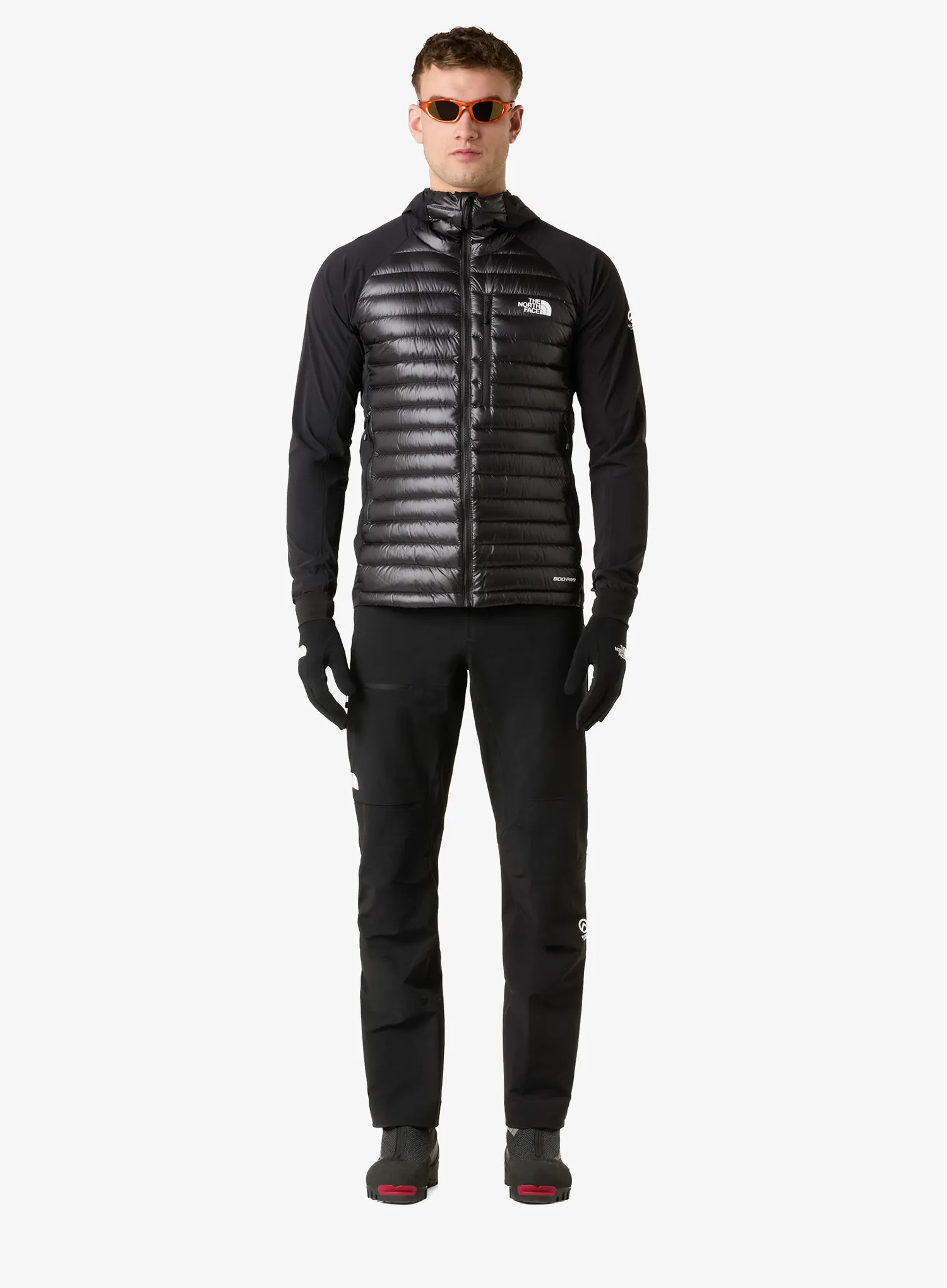 Hybridní bunda The North Face Summit Breithorn LT Hybrid Hoodie - tnf black