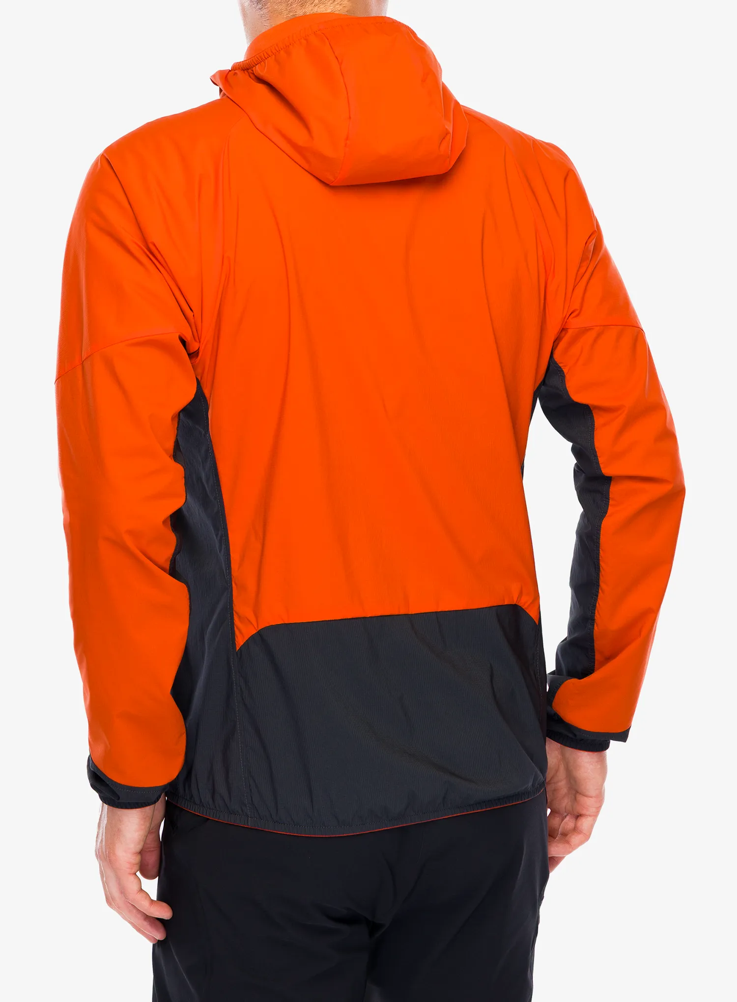 Bunda Montura Rise Octa Hooded Jacket - orange/anthracite