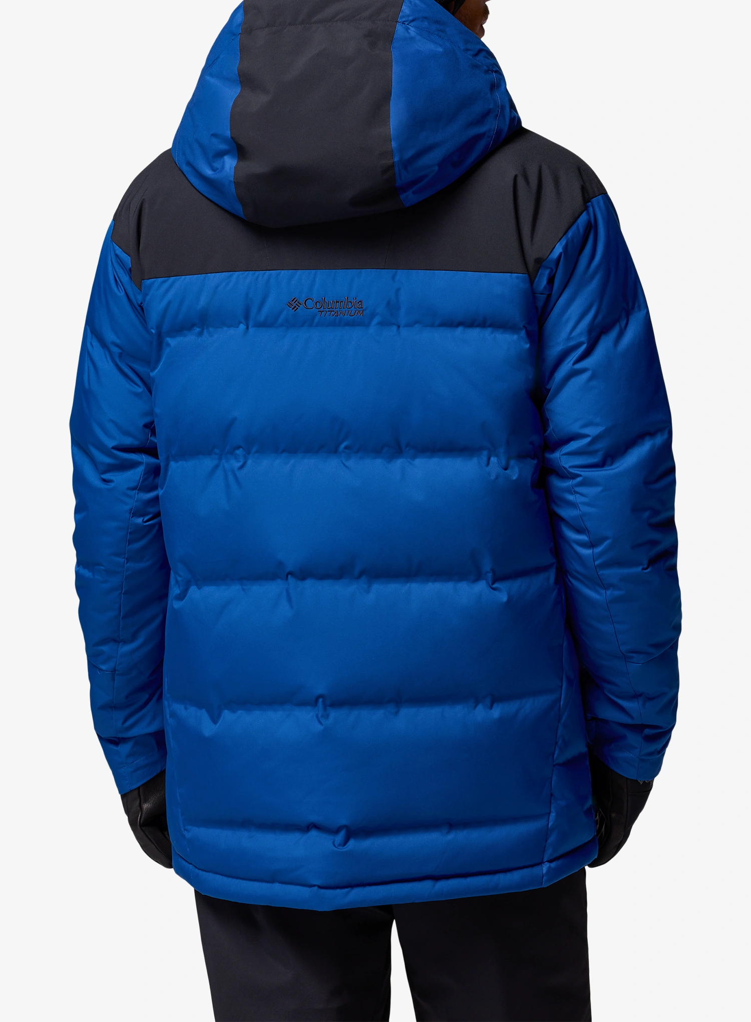Lyžařská bunda Columbia Glacier Ridge Down Jacket - mountain blue/black