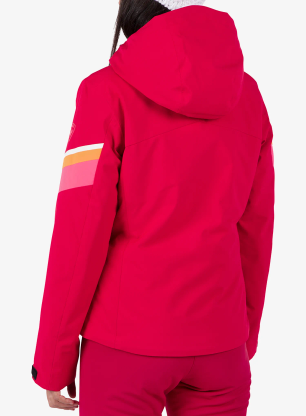 Dámská lyžařská bunda Rossignol Strawpile Jacket - ruby red