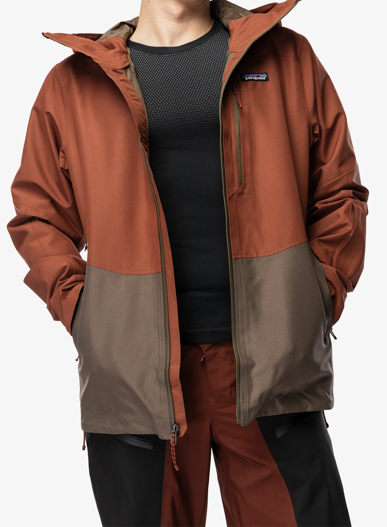 Lyžařská bunda Patagonia Powder Town Jacket - dried vanilla