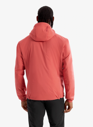 Zateplená bunda Arcteryx Atom Hoody - stone red