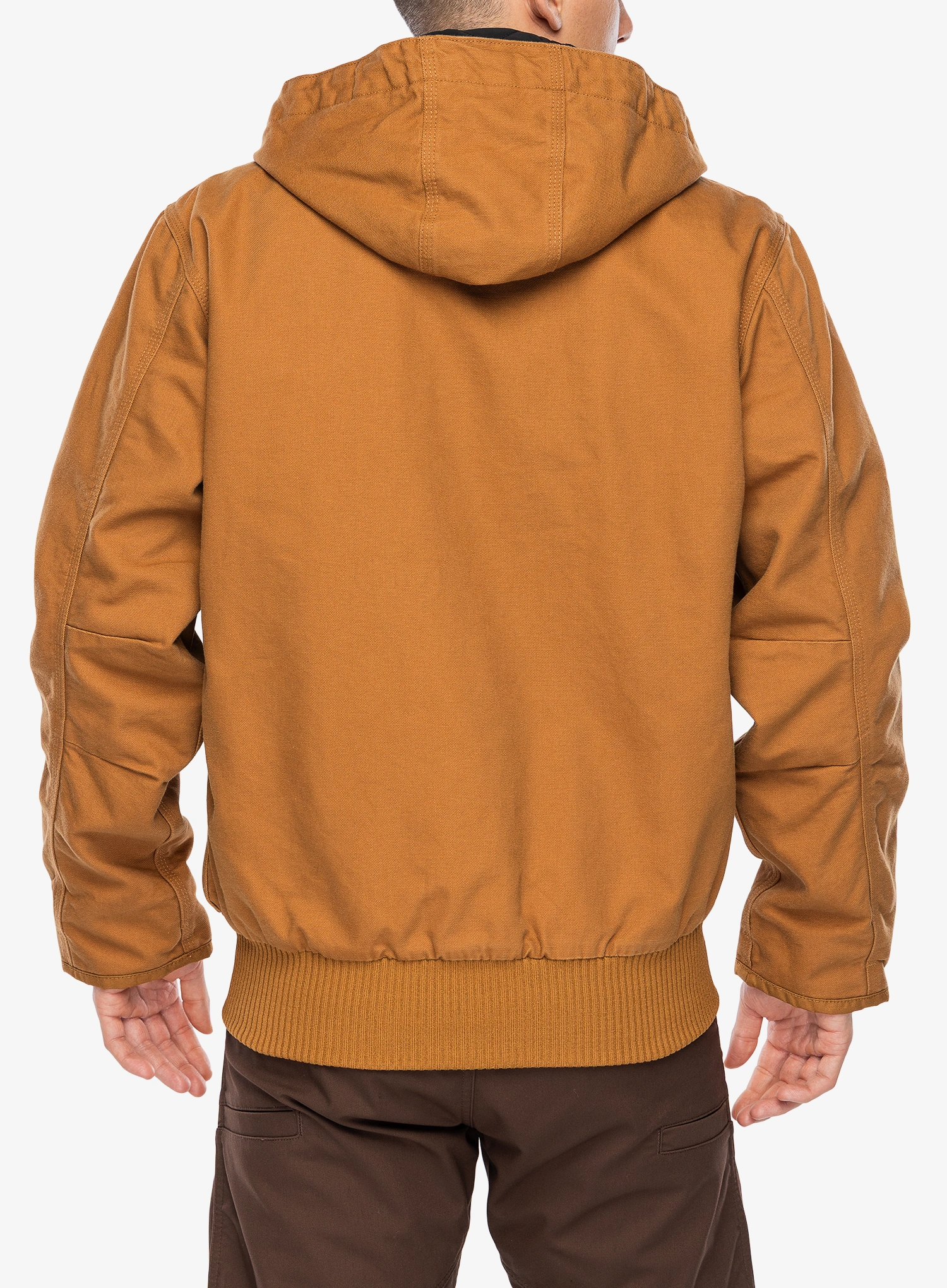 Zateplená bunda Carhartt Duck Insulated Active Jacket - carhartt brown