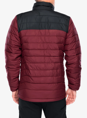 Zateplená bunda Columbia Powder Lite II Jacket - rich wine/black