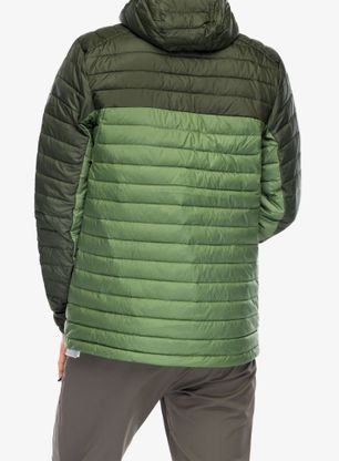 Zateplená bunda Columbia Silver Falls II Hooded Jacket - canteen/greenscape
