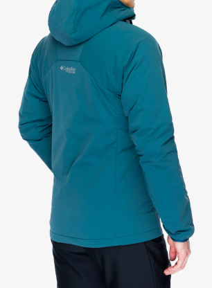 Zateplená bunda Columbia Silver Leaf Lite Hooded Jacket - everblue