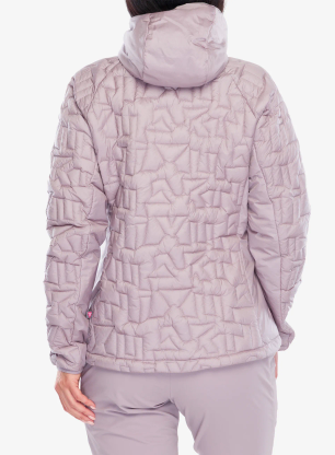 Zateplená bunda dámská adidas TERREX Xperior PrimaLoft Loose Fill Insulated Hooded Jkt - preloved fig